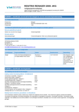 Resitrix reiniger G500 - 4kg - SDS